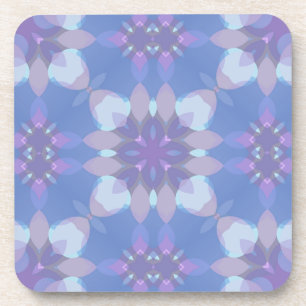 Pastellrosa und Blau #1 Untersetzer