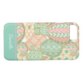 Pastellrosa und Blaue Heißluftballons mit Namen Case-Mate iPhone Hülle (Rückseite (Horizontal))
