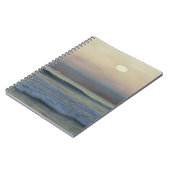 Pastellrosa und Blauer Dalyan Beach Sunset Notizblock (Linke Seite)