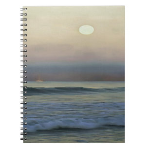 Pastellrosa und Blauer Dalyan Beach Sunset Notizblock