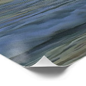 Pastellrosa und Blauer Dalyan Beach Sunset Poster (Ecke)