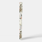 Pastellrosa und cremefarbene Blumenmuster Case-Mate iPhone Hülle (Rückseite / Rechts)