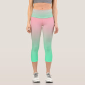 Pastellrosa und hellgrün sollten immer sichtbar se capri leggings (Vorderseite)