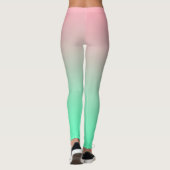 Pastellrosa und hellgrün sollten immer sichtbar se leggings (Rückseite)