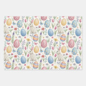 Pastellrosa und Lavendel Ostern Geschenkpapier Set (Vorderseite 2)