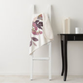 Pastellrosa und lila blumenreich personalisiert sherpadecke (Beispiel)