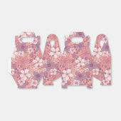 Pastellrosa und Lila Blüten Geschenkschachtel (Ungefaltet)