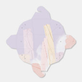 Pastellrosa und Lilac Paint Splash Geschenkschachtel (Ungefaltet)