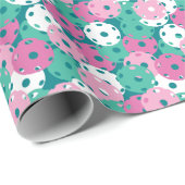 Pastellrosa und minzgrün geschenkpapier (Rolleneckpunkt)