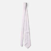Pastellrosa und Rose Quartz Rosa Gingham-Muster Krawatte (Rückseite)