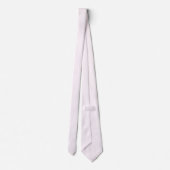 Pastellrosa und Rosenquarz-Rosa Gingham-Muster Krawatte (Rückseite)