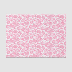 Pastellrosa und weiße Blumenfässern Seidenpapier