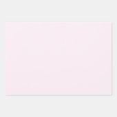 Pastellrosa Uni  Geschenkpapier Set (Vorderseite 2)