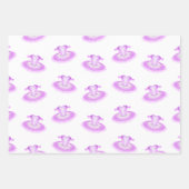 Pastellrosa Wasserfarben Giro del Malcantone Geschenkpapier Set (Vorderseite 2)