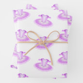 Pastellrosa Wasserfarben Giro del Malcantone Geschenkpapier Set (Beispiel)