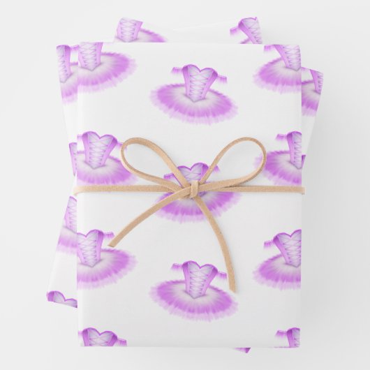 Pastellrosa Wasserfarben Giro del Malcantone Geschenkpapier Set (Beispiel)