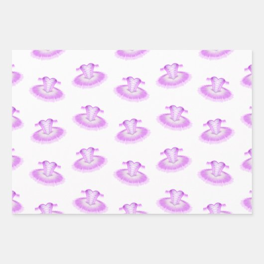 Pastellrosa Wasserfarben Giro del Malcantone Geschenkpapier Set (Vorderseite)