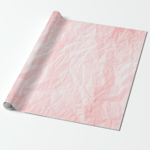 Pastellrosa zerknittertes Papier Weihnachtsfeier Geschenkpapier