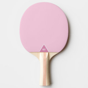 Pastellrosa Zweiton Tischtennis Schläger