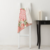 Pastellrosen Blumen-Patchwork-Muster Sherpadecke (Beispiel)