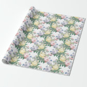 Pastellrosen-Geschenkpapier Geschenkpapier (Ungerollt)