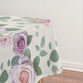 Pastellrosen in Schattierungen von Lila Mint und B Tischdecke