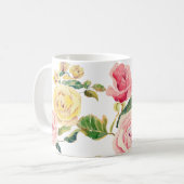 PastellRosen Kaffeetasse (Vorderseite Links)