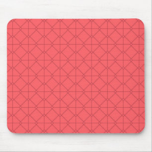 Pastellrot, cool, trendig, dekorativ mousepad