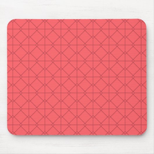 Pastellrot, cool, trendig, dekorativ mousepad (Vorne)