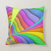 Pastellsand-Kunst-Fraktalthrow-Kissen