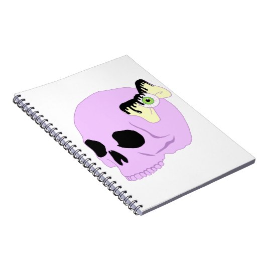 Pastellschädel Notizblock (Rechte Seite)