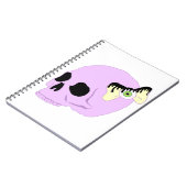 Pastellschädel Notizblock (Linke Seite)