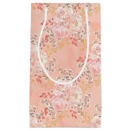 PASTELLSCHALTEN VON PINKEN-BLUME KLEINE GESCHENKTÜTE