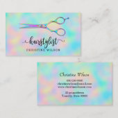 Pastellschere Visitenkarte (Vorne/Hinten)