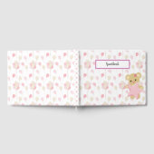 PASTELLSCHIRME AUS PINK & TAN BALLOONS & TEDDY BEA GÄSTEBUCH (Voll)