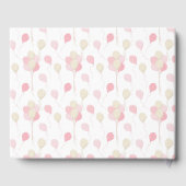 PASTELLSCHIRME AUS PINK & TAN BALLOONS & TEDDY BEA GÄSTEBUCH (Rückseite)