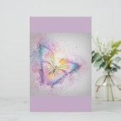 Pastellschmetterling Briefpapier (Stehend Vorderseite)