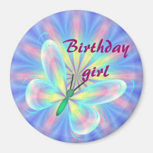 Pastellschmetterling Magnet