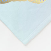 Pastellschmetterlinge Fleecedecke (Ecke)