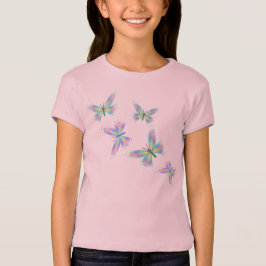 Pastellschmetterlinge T-Shirt