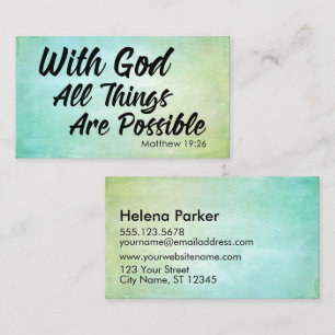 PastellSchmutz-Matthew-19:26 Schrift, die Karte