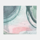 Pastellschreiber - Aquarell Fleecedecke (Vorderseite (Horizontal))