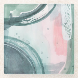 Pastellschreiber - Aquarell Glasuntersetzer