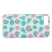 Pastellseashell-Muster 1 Case-Mate iPhone Hülle (Rückseite (Horizontal))