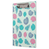 Pastellseashell-Muster 1 Klemmbrett (Links)