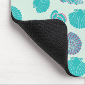 Pastellseashell-Muster 1 Mousepad (Ecke)