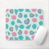 Pastellseashell-Muster 1 Mousepad (Mit Mouse)