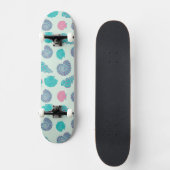 Pastellseashell-Muster 1 Skateboard (Vorderseite)