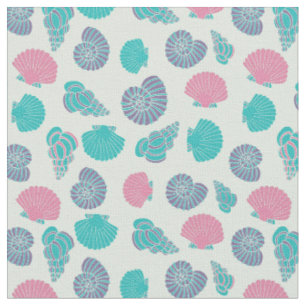 Pastellseashell-Muster 1 Stoff