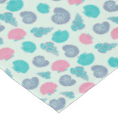 Pastellseashell-Muster 1 Tischdecke (Schrägansicht)